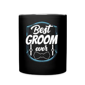 Meilleure fête de mariage du marié - Mug uni - noir - Devant
