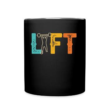Lift Workout Weightlifting Gym Weightlifting - Mug uni - noir - Devant