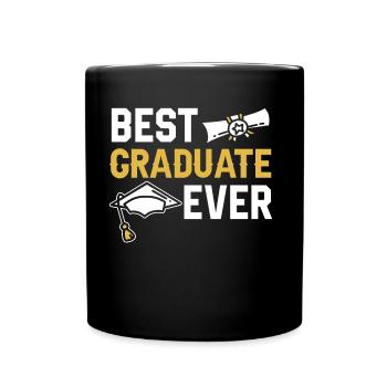 Meilleur diplômé jamais diplômé - Mug uni - noir - Devant