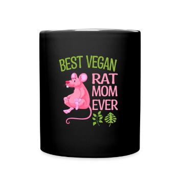 Rat - Full Colour Mug - black - Front