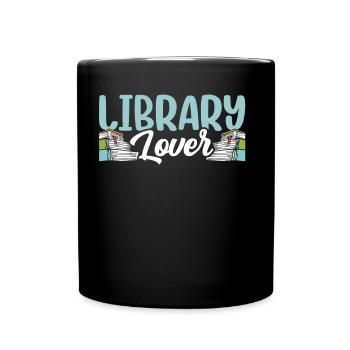 Bibliophile Proverbes Livres Bibliothécaire - Mug uni - noir - Devant