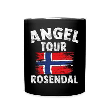 ROSENDAL - Angel Tour Norvège personnalisable - Mug uni - noir - Devant