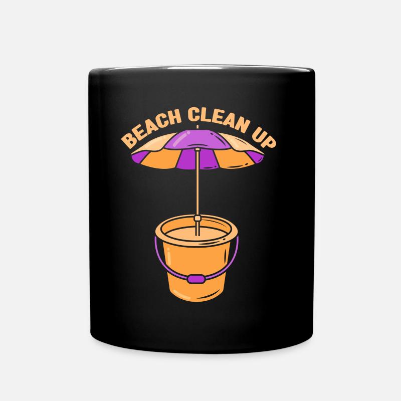 Nettoyage de plage Nettoyage de plage Nettoyage de plage Plages - Mug uni - noir