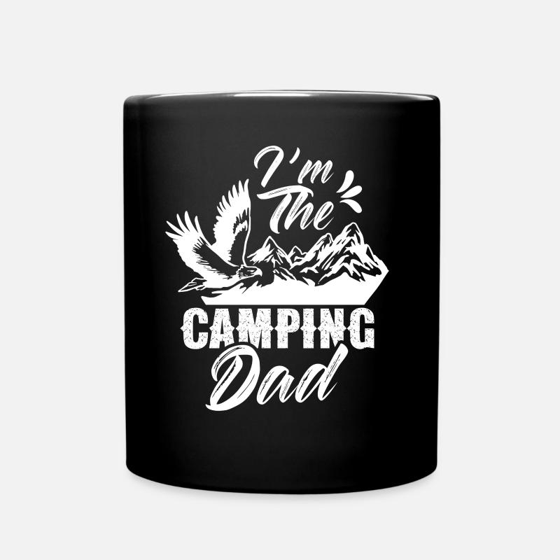 Ich Bin Der Camping Papa Campen Camp Camper - Tasse einfarbig - Schwarz