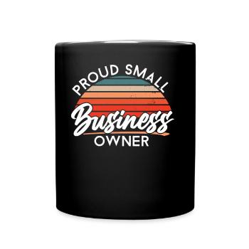 Fier propriétaire d’un fondateur de petite entreprise - Mug uni - noir - Devant