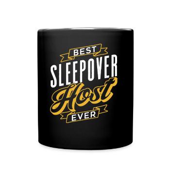 Bester Übernachtungsgastgeber Aller Zeiten Party - Tasse einfarbig - Schwarz - Vorne