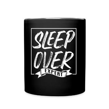 Expert pour les nuitées de fête douce - Mug uni - noir - Devant