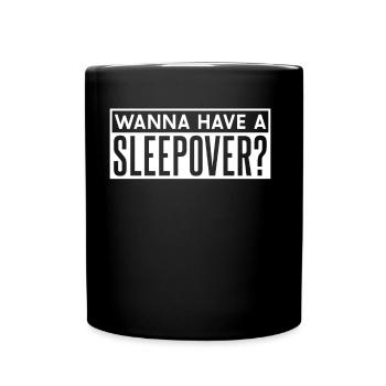 Voulez-vous passer la nuit? Où séjourner Sweet - Mug uni - noir - Devant
