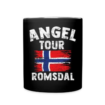 ROMSDAL - Angel Tour Norvège Personnalisable - Mug uni - noir - Devant