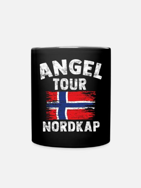 CAP NORD - Circuit de pêche Norvège personnalisable - Mug uni - noir