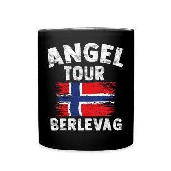 BERLEVAG - Angel Tour Norvège Cadeau - Mug uni - noir - Devant