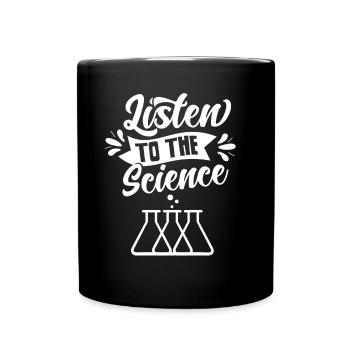 Écoutez Science Scientists Science - Mug uni - noir - Devant