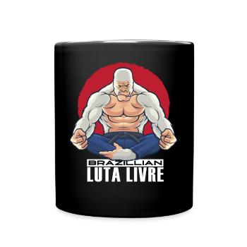 Luta Livre Brazillian - Tasse einfarbig - Schwarz - Vorne