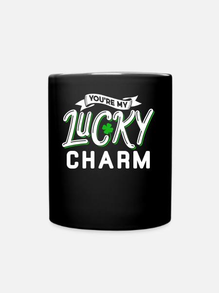 Tu es mon porte-bonheur irlandais irlandais irlandais - Mug uni - noir
