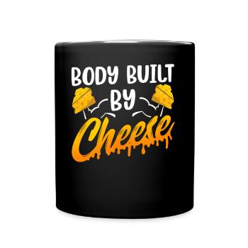 Body made of cheese love sweet sayings lovers - Full Colour Mug - black - Front