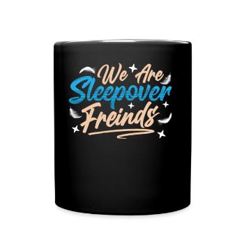 Nous sommes la nuit des amis font la fête pendant la nuit - Mug uni - noir - Devant