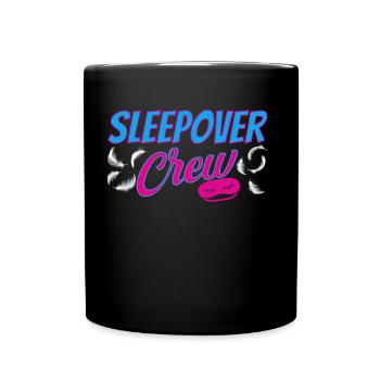 Soirée pyjama de l’équipe pour la nuit - Mug uni - noir - Devant