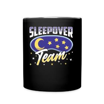 Nuit d’équipe douce - Mug uni - noir - Devant