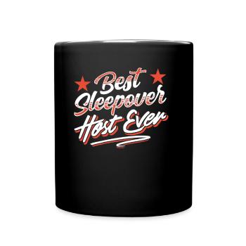 Best overnight host ever party - Full Colour Mug - black - Front
