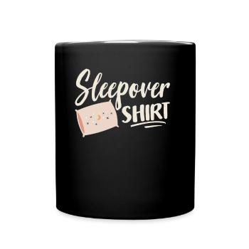 Soirée pyjama Soirée de chemise Nuit - Mug uni - noir - Devant