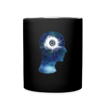 spirituel Espace Cosmos Illumination - Mug uni - noir - Devant