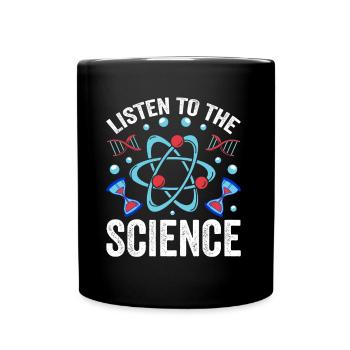 Écoutez Science Scientists Science - Mug uni - noir - Devant