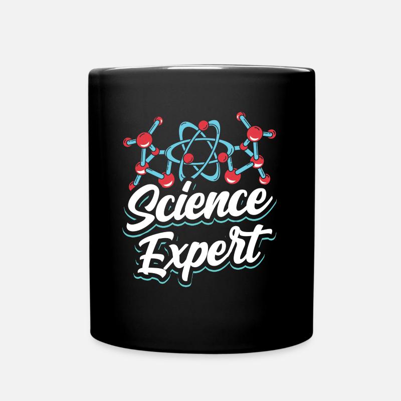 Wissenschaftlicher Experte Science Wissenschaft - Tasse einfarbig - Schwarz