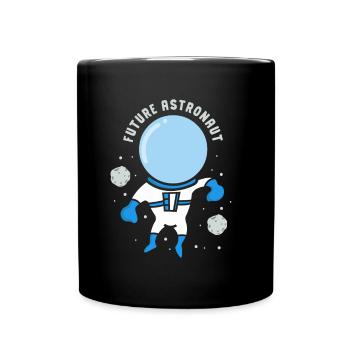 Future Astronaut Astronomy Space Rocket - Full Colour Mug - black - Front