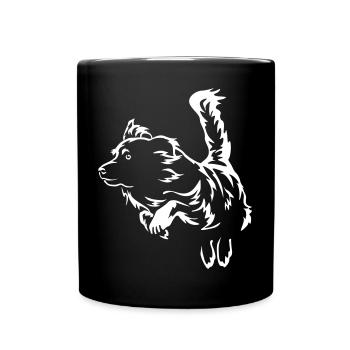 Australian Shepherd "Black Edition" - Full Colour Mug - black - Front
