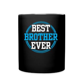 Bester Bruder Aller Zeiten Team Brüder Freund - Tasse einfarbig - Schwarz - Vorne