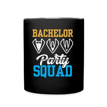 Bachelor Party Squad Bride Bachelor - Full Colour Mug - black - Front