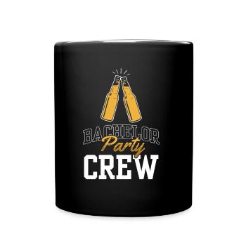 Bachelor Party Team Bachelor - Full Colour Mug - black - Front