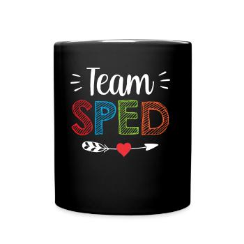 Équipe Profession d’éducateur spécialisé Enseignant en éducation spécialisée - Mug uni - noir - Devant