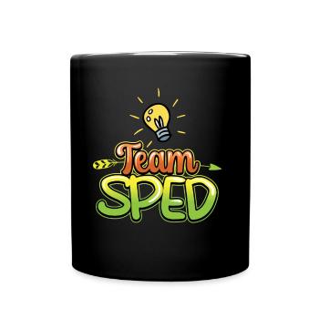 Team Special Education Special Education Teacher Profession - Full Colour Mug - black - Front