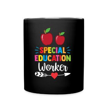 Special Education Workers Special Education Teachers - Full Colour Mug - black - Front