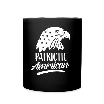Patriotic American Patriot Patriotic US - Full Colour Mug - black - Front