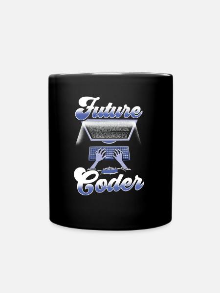 Zukünftiger Coder Code Programmierer Coding - Tasse einfarbig - Schwarz