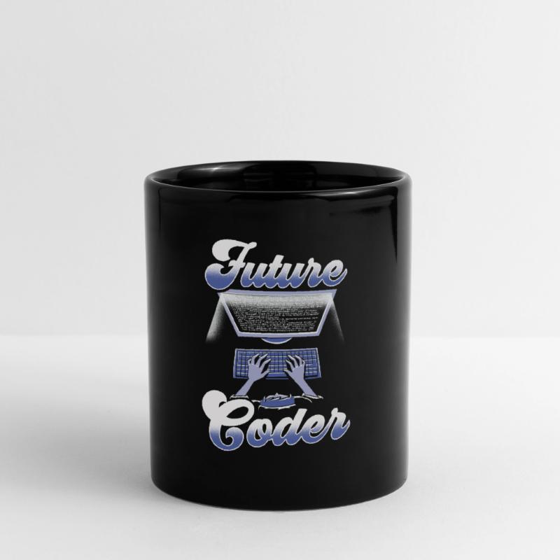 Zukünftiger Coder Code Programmierer Coding Tasse einfarbig