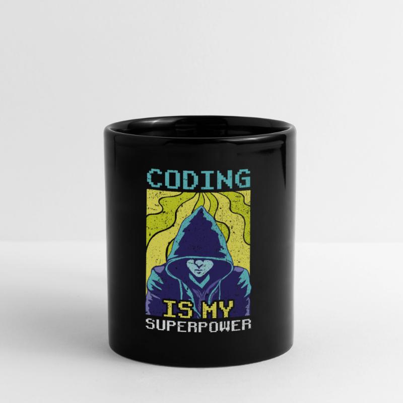 Le codage est mon programmeur codeur superpuissant Mug uni