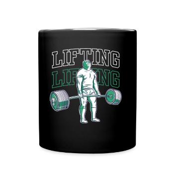 Entraînement d’haltérophilie Haltérophilie Fitness Gym - Mug uni - noir - Devant