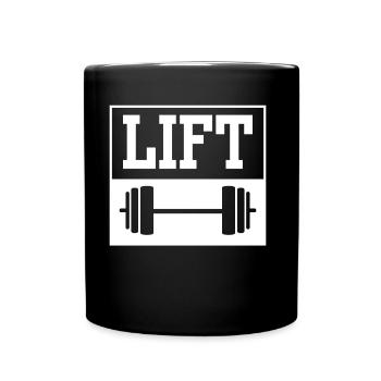 Lift Workout Gym Haltérophilie Haltérophilie - Mug uni - noir - Devant