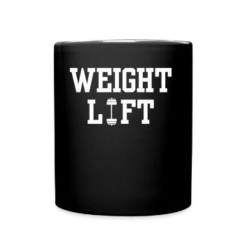 Entraînement d’haltérophilie Haltérophilie Gym Fitness - Mug uni - noir - Devant