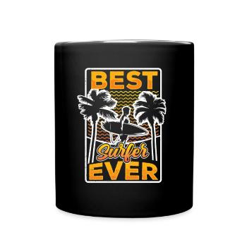 Meilleur surfeur de tous les temps Surfer Surf - Mug uni - noir - Devant