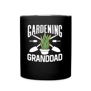 Jardinage Grand-père Grand-père Jardinier Jardin - Mug uni - noir - Devant