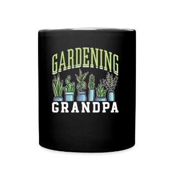 Jardinage Grand-père Jardinier Grand-père Jardin - Mug uni - noir - Devant