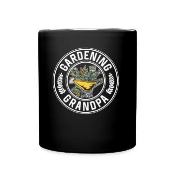 Jardinage Grand-père Jardinier Grand-père de jardin - Mug uni - noir - Devant