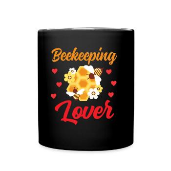 Beekeeping lovers Beekeeping Beekeepers Beekeepers - Full Colour Mug - black - Front