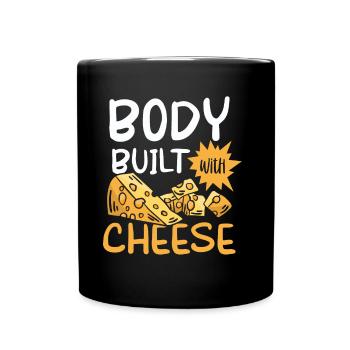Körper Aus Käse Süß Sprüche Liebe Liebhaber - Tasse einfarbig - Schwarz - Vorne