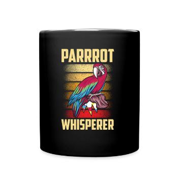 Parrot Whisperer Parrot Whisperer Sweet Parrots - Full Colour Mug - black - Front