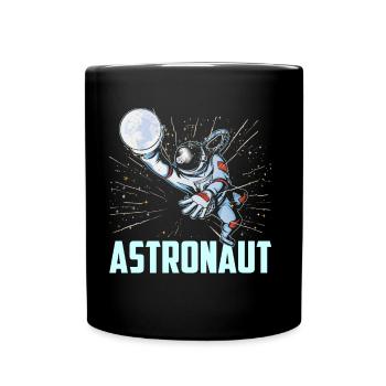 Astronaute Space Astronomy Rocket Planets - Mug uni - noir - Devant